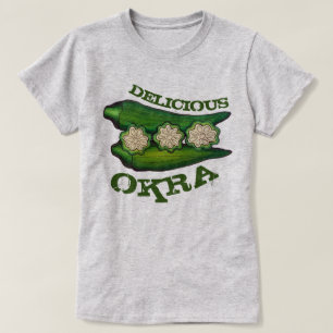 おいしいオクラポッドサザンフード料理料理 Tシャツ