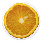 おいしいオレンジのスライスのセラミックノブ セラミックノブ (正面)