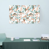 おいしいオーガニック小麦バゲットパターン 横断幕 (トレードショー)