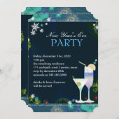 おいしいカクテル大晦日パーティー 招待状 (正面/裏面)