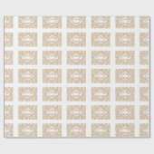 おいしいカスタードクリームのビスケット ラッピングペーパー (フラット)