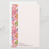 おいしいカップケーキおよびキスの文房具 便箋 (正面/裏面)