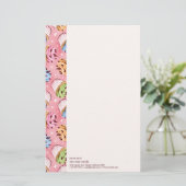 おいしいカップケーキおよびキスの文房具 便箋 (スタンド正面)