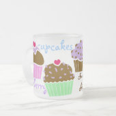 おいしいカップケーキのマグ フロストグラスマグカップ (正面左)