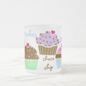 おいしいカップケーキのマグ フロストグラスマグカップ (中央)