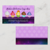 おいしいカップケーキの名刺 名刺 (正面/裏面)