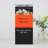 おいしいカップケーキ砂漠のショップ、オレンジイエローブラック (スタンド正面)