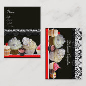 おいしいカップケーキ砂漠の店 名刺 (正面/裏面)