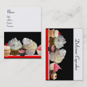 おいしいカップケーキ砂漠の店 名刺 (正面/裏面)