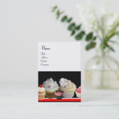 おいしいカップケーキ砂漠の店 名刺 (スタンド正面)