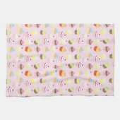 おいしいカップケーキ キッチンタオル (横)