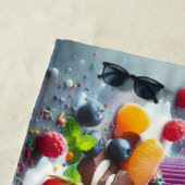 おいしいカップケーキ ビーチタオル (インサイチュ)