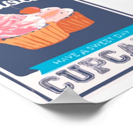 おいしいカップケーキ ポスター (角)