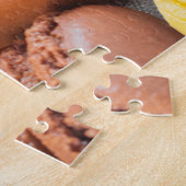 おいしいカラフルマカロン食品 ジグソーパズル (側面)