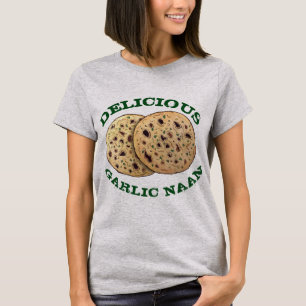 おいしいガーリックナアンパンインディアンフラットブレッドベイカー Tシャツ