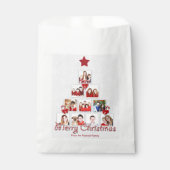 おいしいキャンディーケーンクリスマスツリー写真コラージュ フェイバーバッグ (正面)