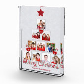 おいしいキャンディーケーンクリスマスツリー写真コラージュ フォトブロック (右)