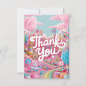 おいしいキャンディースキャンディランドサンキューカード サンキューカード (正面)