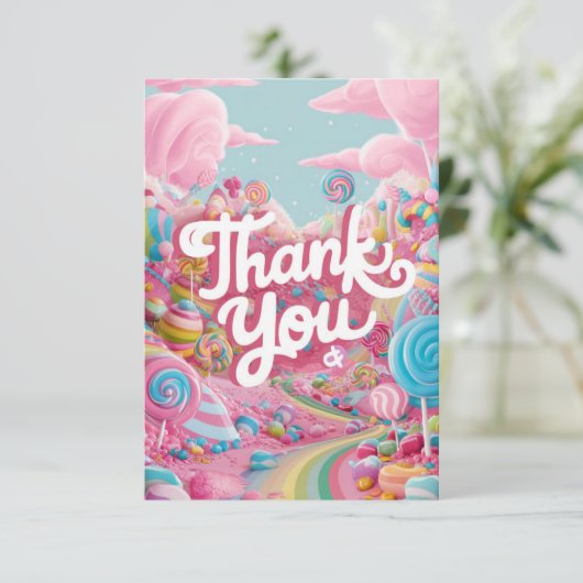 おいしいキャンディースキャンディランドサンキューカード サンキューカード (スタンド正面)