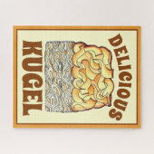 おいしいクジェルユダヤの卵の麺キャセロール ジグソーパズル (横)