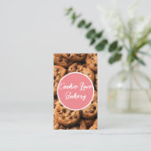 おいしいクッキーの背景ベーカリー 名刺 (スタンド正面)