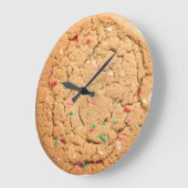 おいしいクッキービスケット ラージ壁時計 (傾斜)