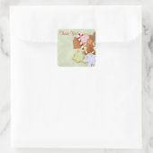 おいしいクッキー交換ありがとうステッカー – mint スクエアシール (バッグ)