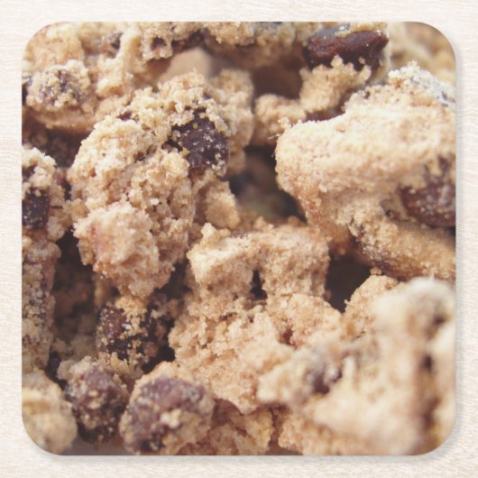 おいしいクッキー生地コースターセット スクエアペーパーコースター (正面)
