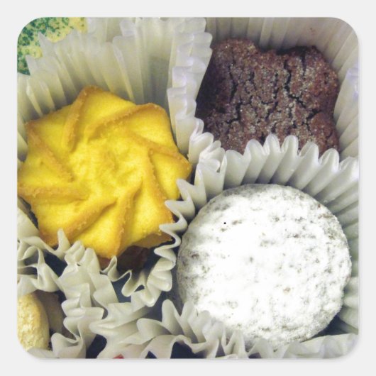 おいしいクッキー スクエアシール (正面)