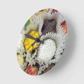 おいしいクッキー ラウンド壁時計 (傾斜)