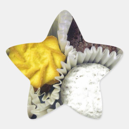 おいしいクッキー 星シール (正面)