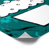 おいしいクランブル カップケーキ ポスター (角)