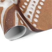 おいしいクリスマスの休日のジンジャーブレッドのクッキー ラッピングペーパー (ロールコーナー)