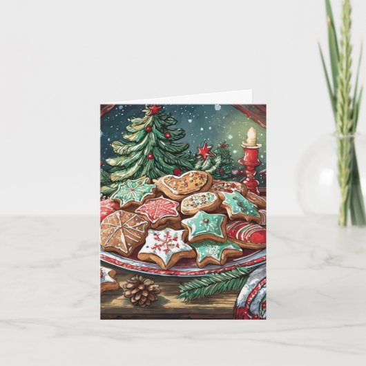 おいしいクリスマスクッキー シーズンカード (正面)
