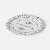 おいしいクリスマスホリーベリーをお願い ペーパープレート (アングル)