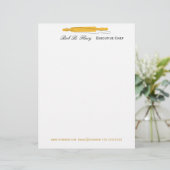 おいしいグルメ向きの料理のシェフのレストラン レターヘッド (スタンド正面)