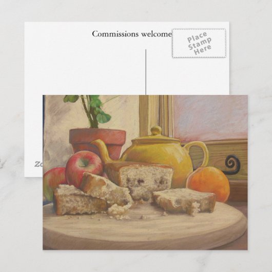 おいしいケーキ ポストカード (正面/裏面)