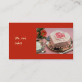 おいしいケーキ 名刺 (裏面)