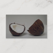 おいしいココナッツ半分 名刺 (裏面)