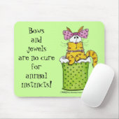 おいしいゴミ子猫 マウスパッド (マウス)