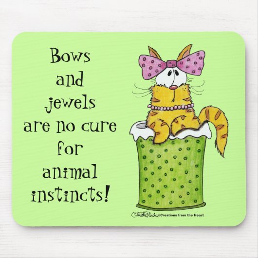 おいしいゴミ子猫 マウスパッド (正面)