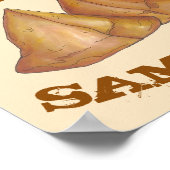 おいしいサモサインディアンフードキッチンデコール ポスター (角)