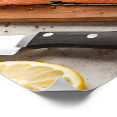 おいしいサーモンステーキ ポスター (角)