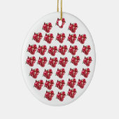 おいしいザクロ、ラウンドオーナメント セラミックオーナメント (右)