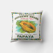 おいしいシュプリームパパイヤ保存店 クッション (裏面)