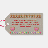 おいしいジンジャーブレッドハウス ギフトタグ (裏面横)