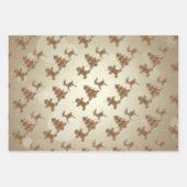 おいしいジンジャーブレッドCookieパターン ラッピングペーパーシート (正面)