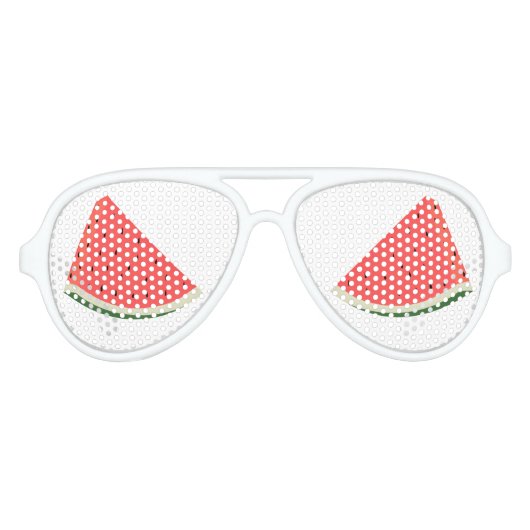 おいしいスイカ – 甘い アビエーターサングラス (正面)