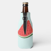 おいしいスイカ – 甘い –  ボトルクーラー (ボトル裏面)