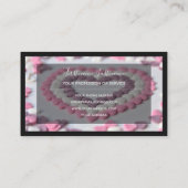 おいしいスイーツのベーカリーとパティシショップのブッシーのために 名刺 (裏面)